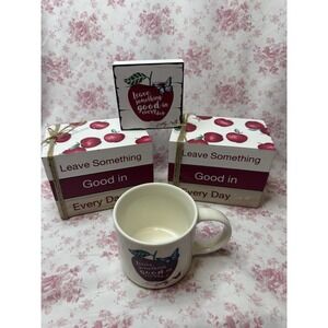 Dolly Parton Leave Something Good Decor Set Mug Wood Boxes Apple 4 Piece